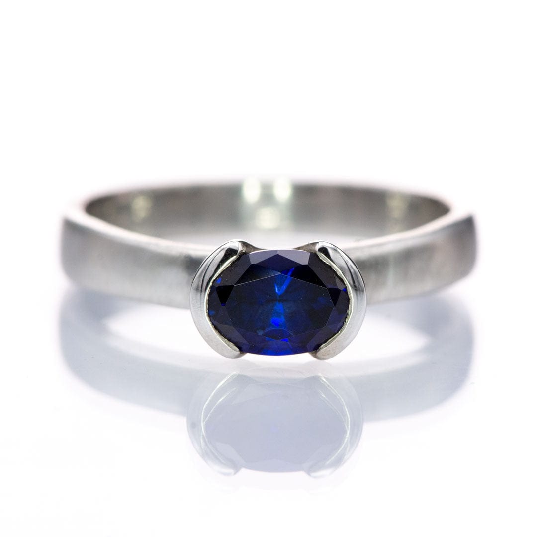 Amazon.com: PYTALI Silver Blue Sapphire Ring for Men S925 Sterling Silver  Oxidized Ottoman Men's Ring Handmade Elegant Personalized Gemstone Ring for  Men Boy Husband Father US Size 4 to 16(6) : Clothing,