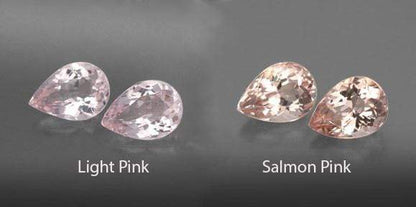 Pear Pink Morganite Sideways Tear Drop Bezel Solitaire Engagement Ring Ring by Nodeform