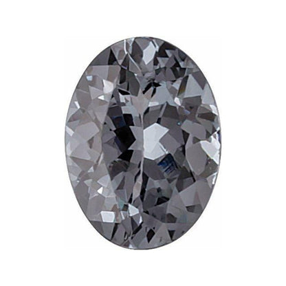 Gray Oval Cut Spinel Loose Gemstone 7 x 5 mm/ 0.8ct by Nodeform