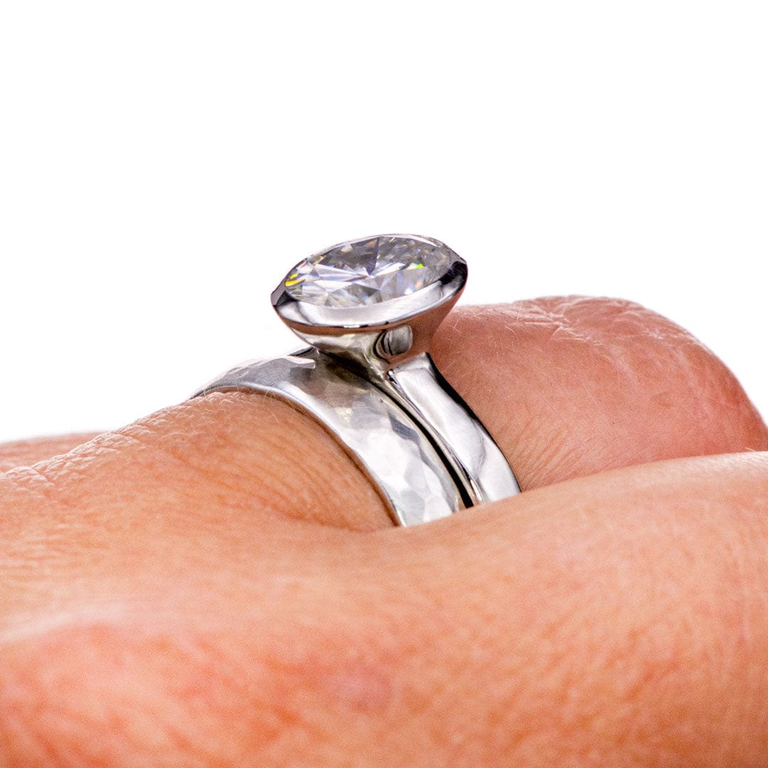 Classic Solitaire Diamond 925 Silver Ring