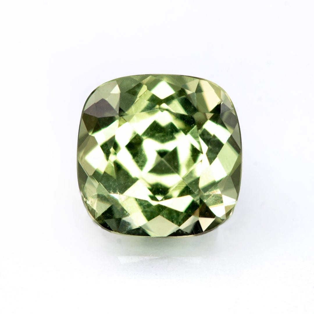 Cushion Cut Green 6.5mm/1.49ct Green Montana Sapphire Loose Gemstone Loose Gemstone by Nodeform