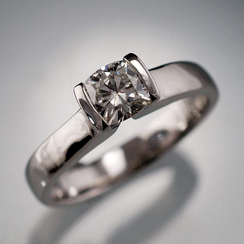 Silas Tension Style Diamond Ring - Brilliant Earth