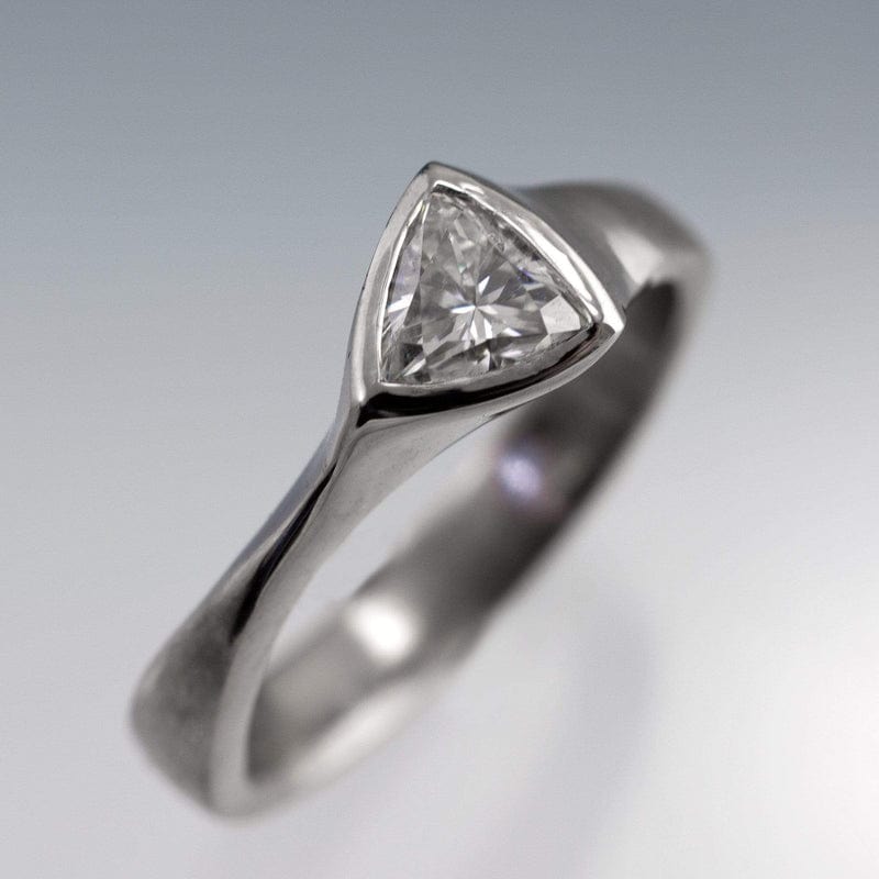 Trillion Cut Lab Created Diamond Loose Stone Loose Gemstone by Nodeform