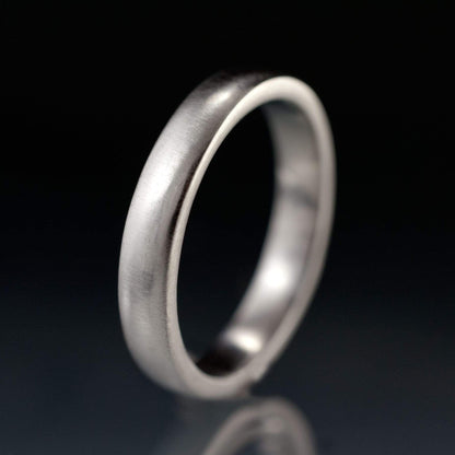 Narrow Domed Wedding Band, 2-4mm Width Ring by Nodeform