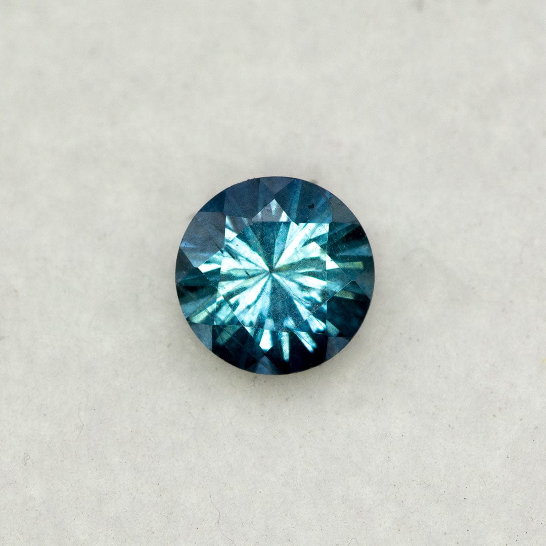 Round BLUE 5mm/0.6ct Malawi Sapphire B2 Fair Trade Loose Gemstone 5mm/0.53ct Blue Fair Trade Autralian Sapphire Loose Gemstone by Nodeform