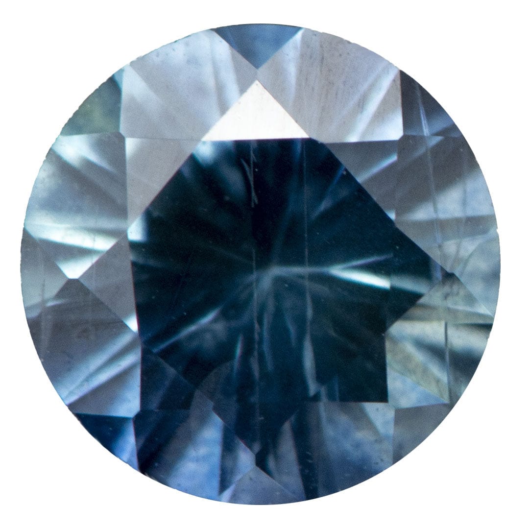 Round Blue 5mm/0.6ct Malawi Sapphire B2 Fair Trade Loose Gemstone 5mm/0.53ct Blue Fair Trade Autralian Sapphire Loose Gemstone by Nodeform