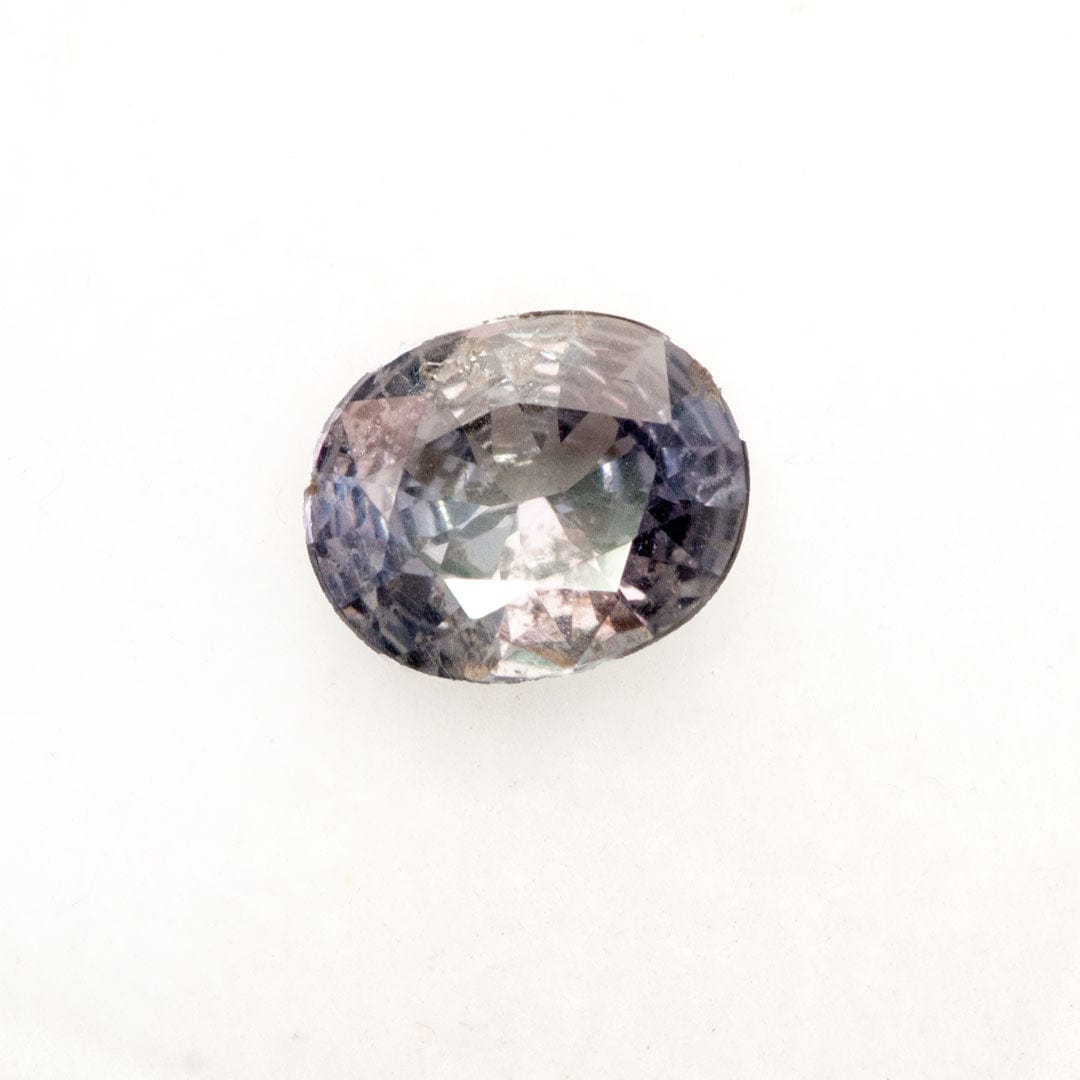 Oval Purple 8.1x6.6mm/1.46ct Natural Tanzania Sapphire Loose Gemstone Loose Gemstone by Nodeform