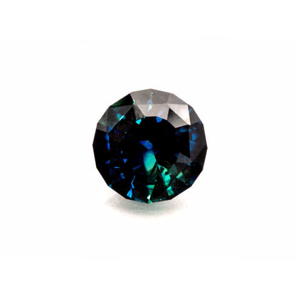 RoundCut Dark Blue 6.8mm/1.28ct  Thailand Sapphire Loose Gemstone 1.08ct #11 Teal Blue Fair Trade MalawiSapphire Loose Gemstone by Nodeform