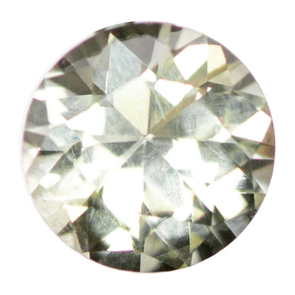 Round Cut Greenish-Cream 5mm/0.6ct Fair Trade Montana Sapphire #GR1 Loose Gemstone Loose Gemstone by Nodeform