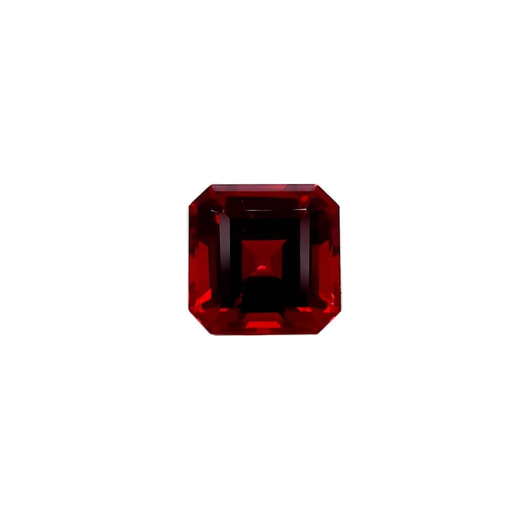 Square Emerald/Asscher Cut Lab Created Ruby Gemstone Loose Gemstone by Nodeform