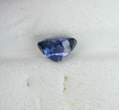 Oval Steely Blue 7x5.5mm/1.35ct Natural Tanzania Sapphire Loose Gemstone Loose Gemstone by Nodeform