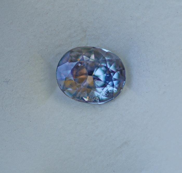 Oval Purple 8.1x6.6mm/1.46ct Natural Tanzania Sapphire Loose Gemstone Loose Gemstone by Nodeform