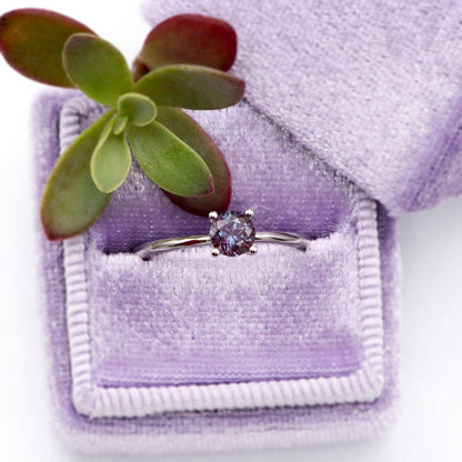 Tula - Floral Prong Set Solitaire Engagement Ring - Setting only Ring Setting by Nodeform