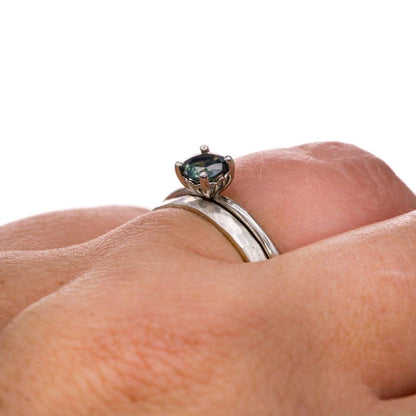 Tula - Floral Prong Set Solitaire Engagement Ring - Setting only Ring Setting by Nodeform
