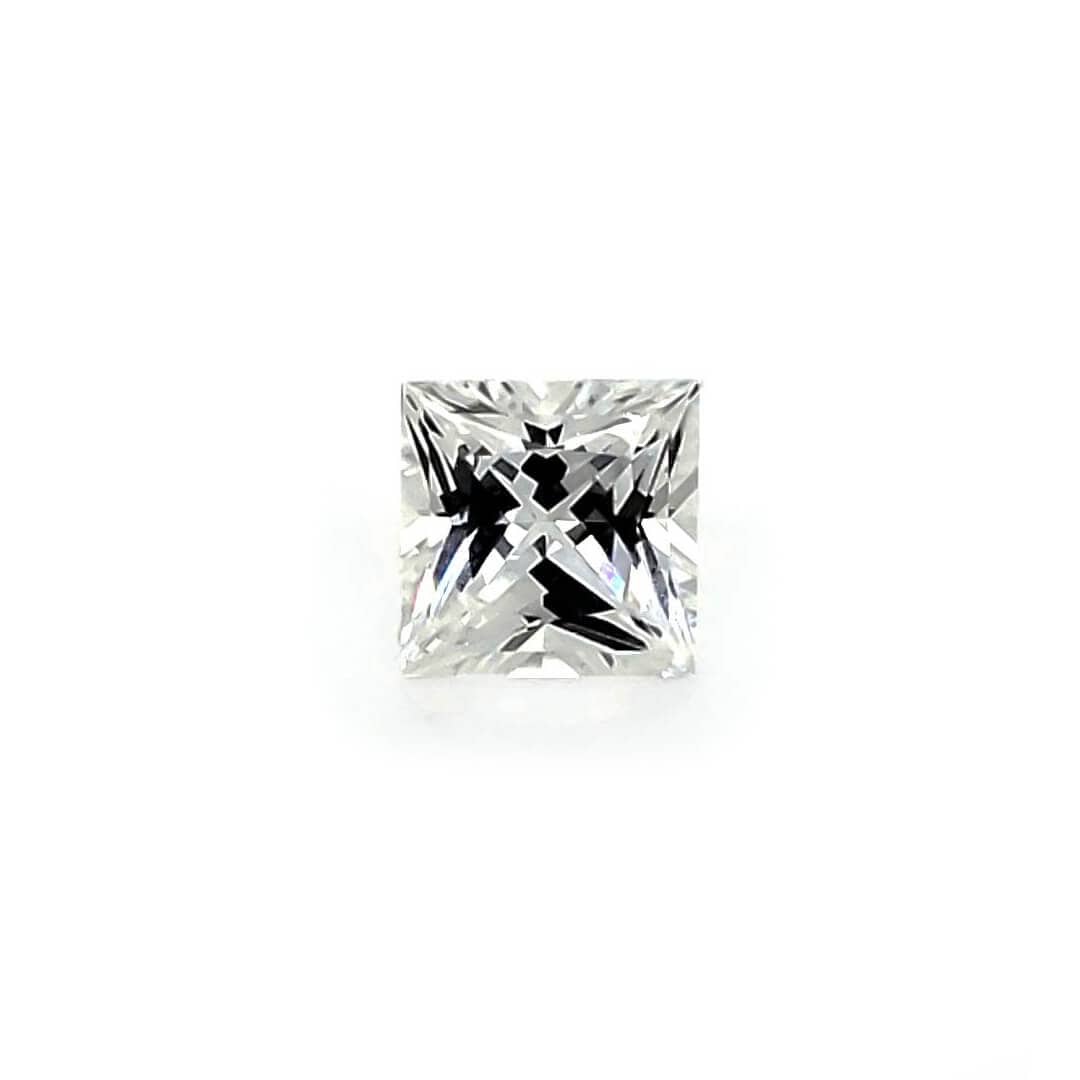 Princess Cut Genuine White Sapphire Gemstone Loose Gemstone by Nodeform