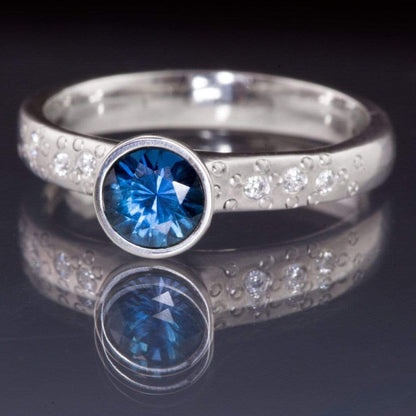 Round BLUE AUSTRALIAN KINGS PLAINS SAPPHIRE 5mm/0.53ct Fair Trade Loose Gemstone 5mm/0.53ct Blue Fair Trade Autralian Sapphire Loose Gemstone by Nodeform