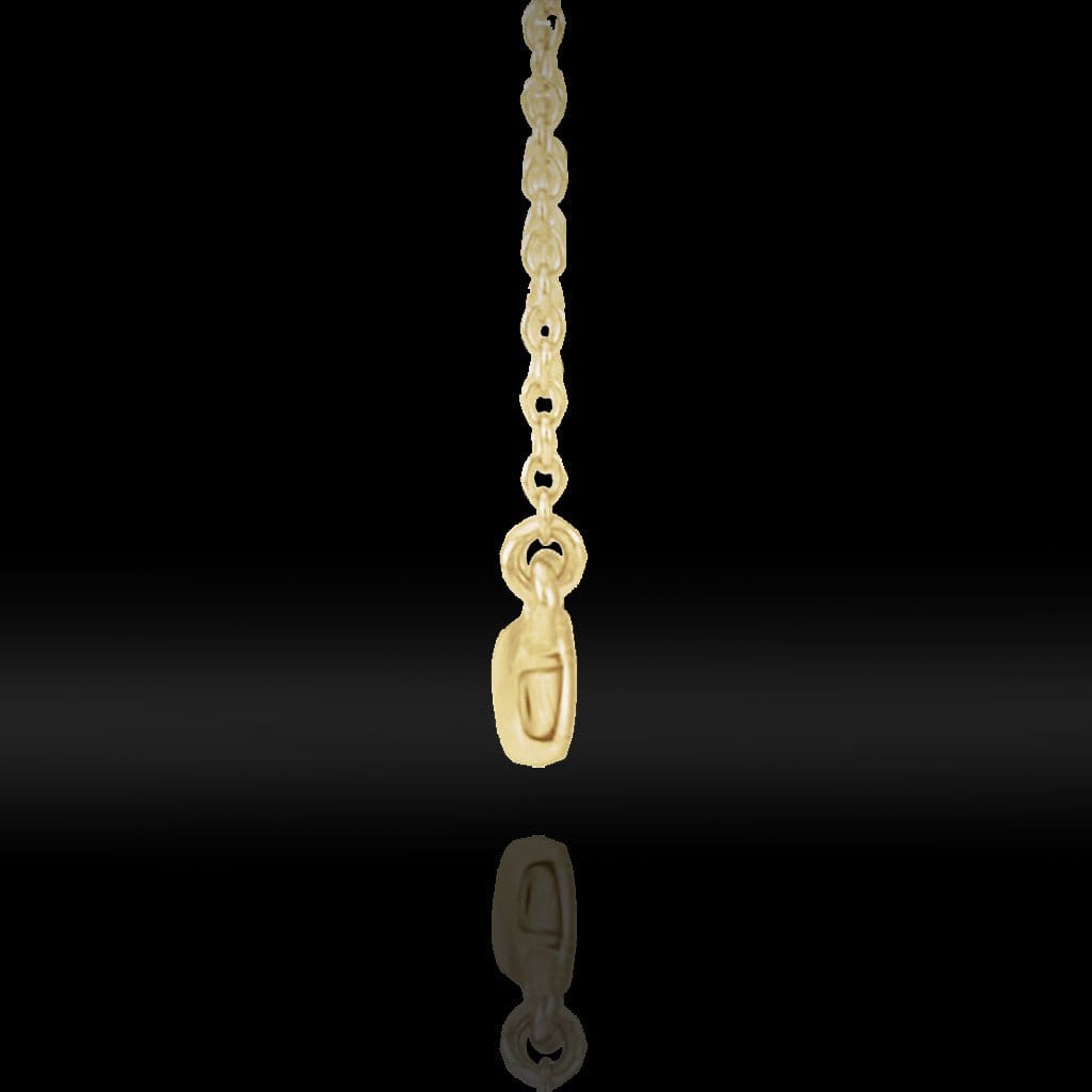Scattered Flush Set Diamond Horizontal Bar Pendant Necklace Necklace / Pendant by Nodeform