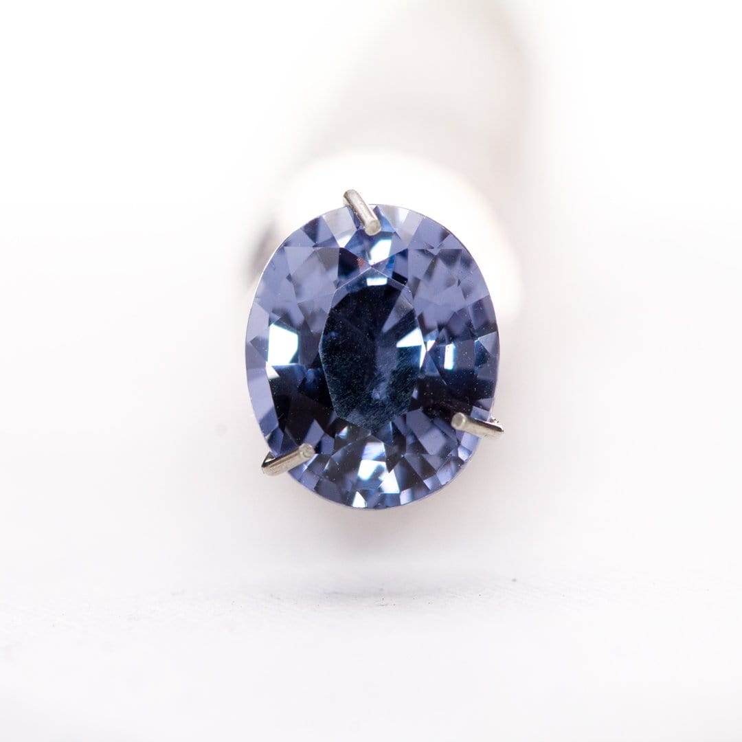Oval Cut Blue 1.43ct, 7.38mm x 6.17mm Spinel Gemstone 1.82ct oval Spinel Loose Gemstone by Nodeform