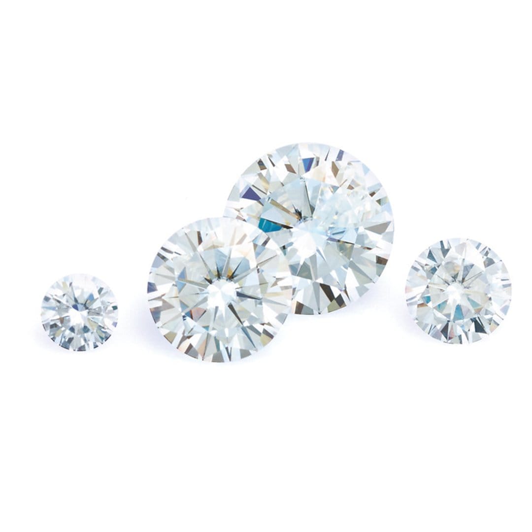 Round Brilliant Cut Moissanite Stone – Nodeform