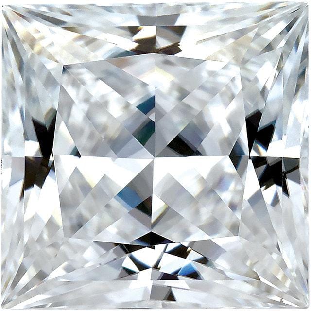 Square Brilliant / Princess Cut Moissanite Stone 5.5mm/0.91ct Forever One Moissanite / Near-colorless (GHI Color) / Princess Cut Loose Gemstone by Nodeform