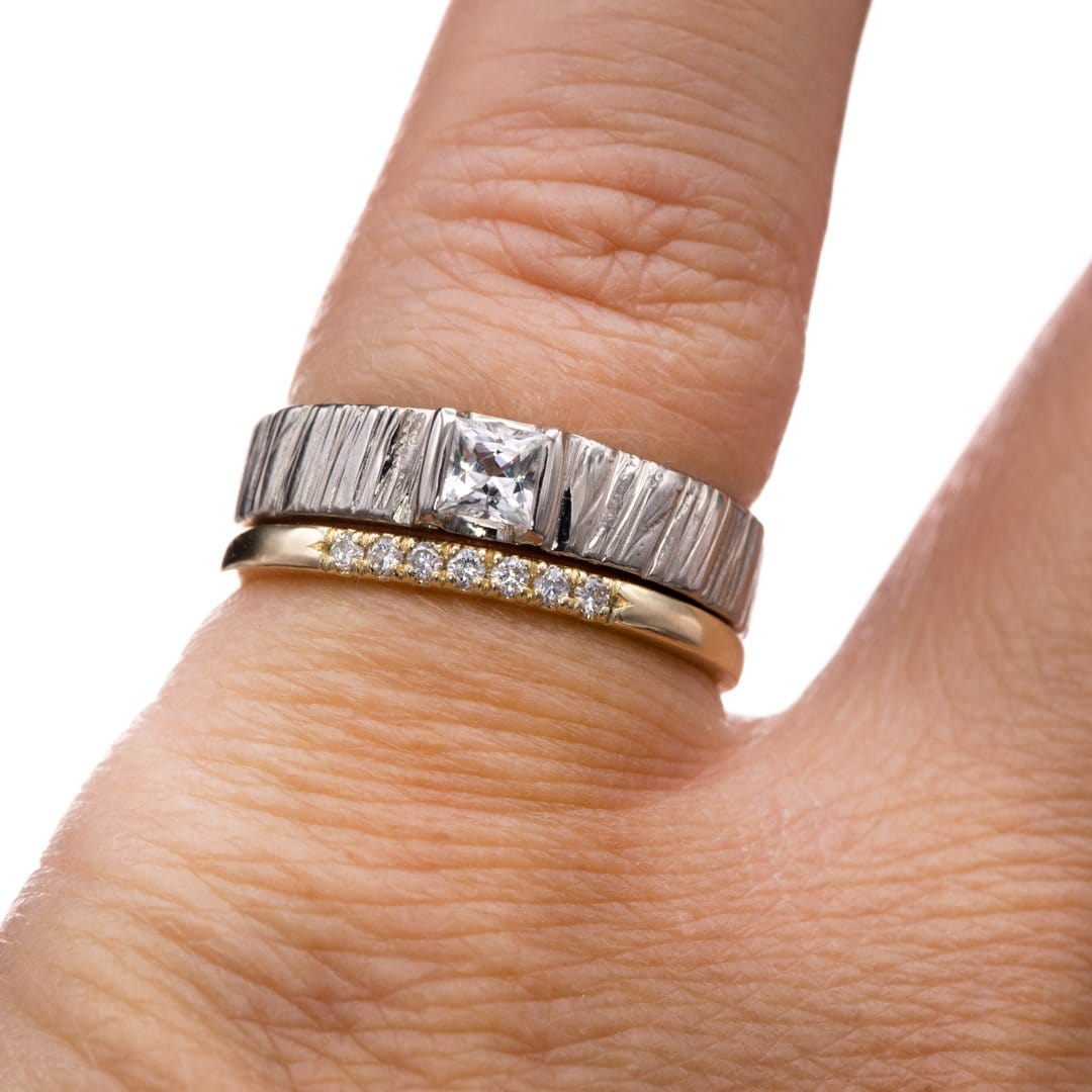 Art Deco Style 1.25 Carat Diamond Platinum Engagement Ring
