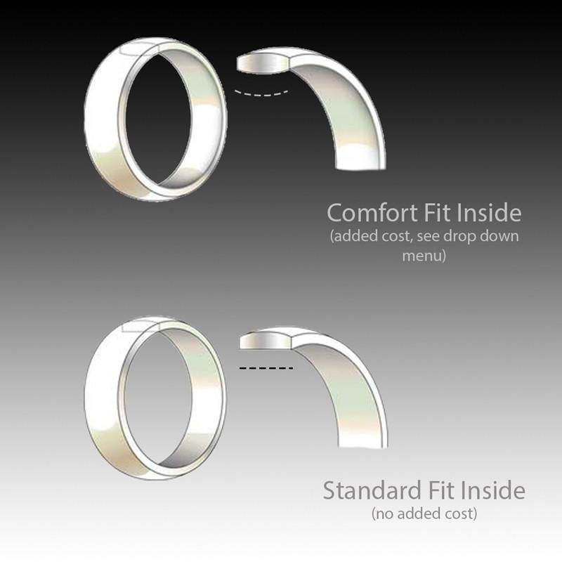 Comfort fit diamond band Clearance