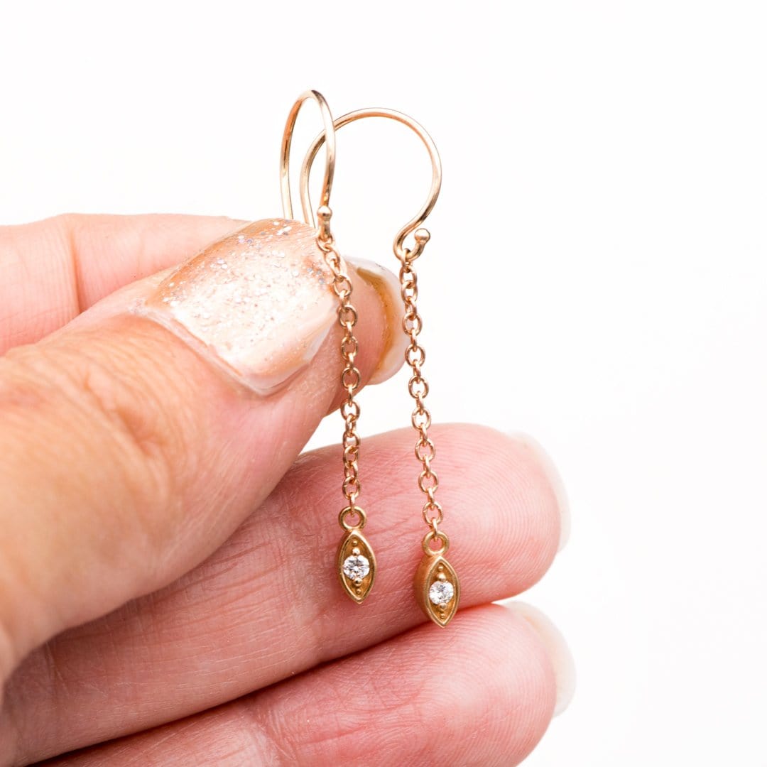 Rich Lady Exotic Gold Finish Austrian Stone Long Cup Chain Earrings :  Amazon.in: Fashion