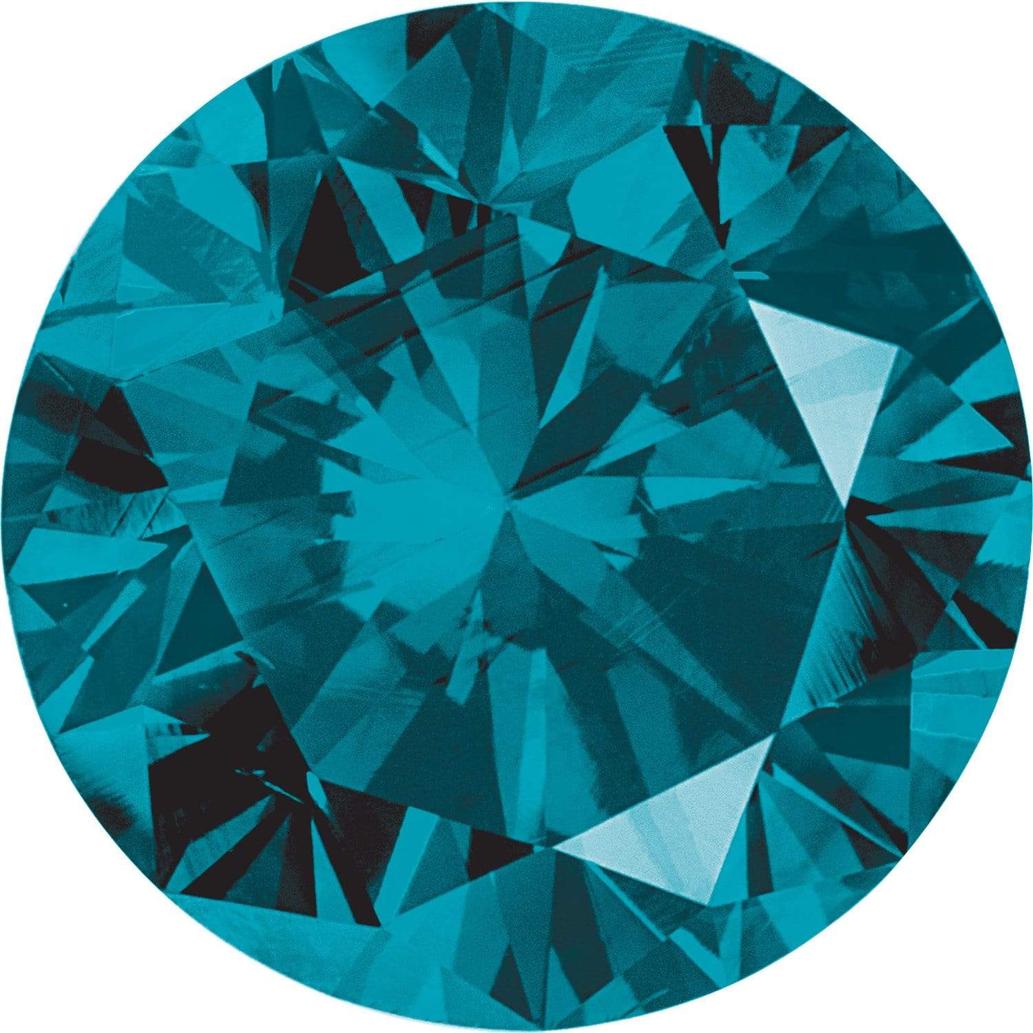 Flush Set Teal Blue or Aqua Blue Diamond Accent Add-on 1mm/0.005ct Diamond (SI) / Teal Blue Custom work by Nodeform