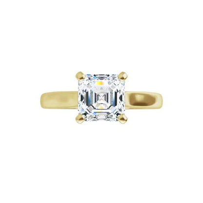 Amelia Prong Set Cathedral Solitaire Engagement Ring - Setting only