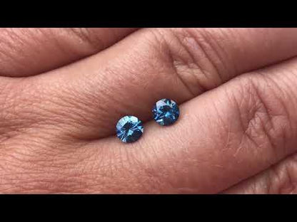 Round Blue 5mm/0.6ct Malawi Sapphire B3 Fair Trade Loose Gemstone