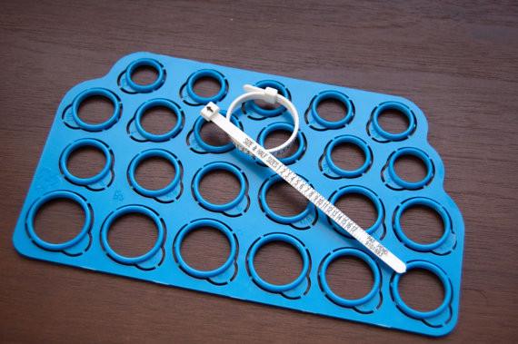 Ring Sizer, Plastic Ring Sizer of UK Ring Sizes A to Z, Accurate