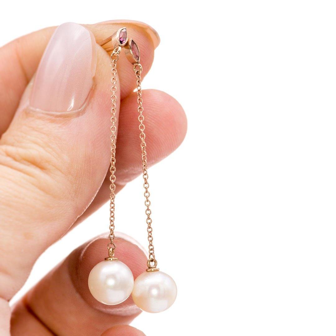 Pearl Heart Stud Earrings Jewellery India Online - CaratLane.com