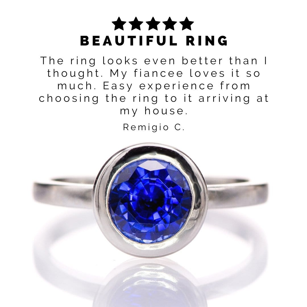 925 Sterling Silver Blue Zircon Stone Minimalist Design Girls Women Ring at  Rs 300/gram | 925 खरी चांदी की अंगूठी in Jaipur | ID: 26161763097