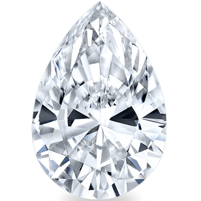 Pear Cut Lab Created Diamond Loose Stone Loose Gemstone by Nodeform