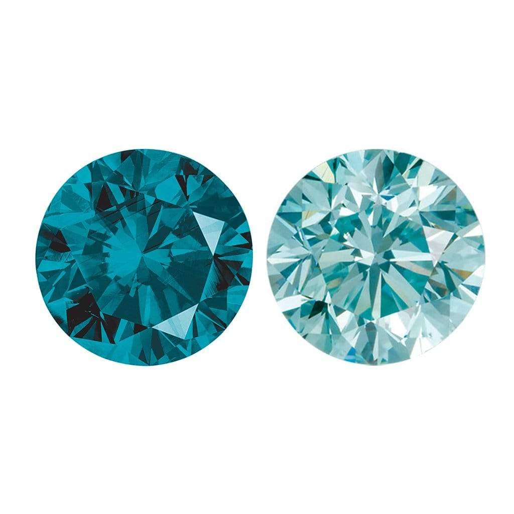 Flush Set Teal Blue or Aqua Blue Diamond Accent Add-on Custom work by Nodeform