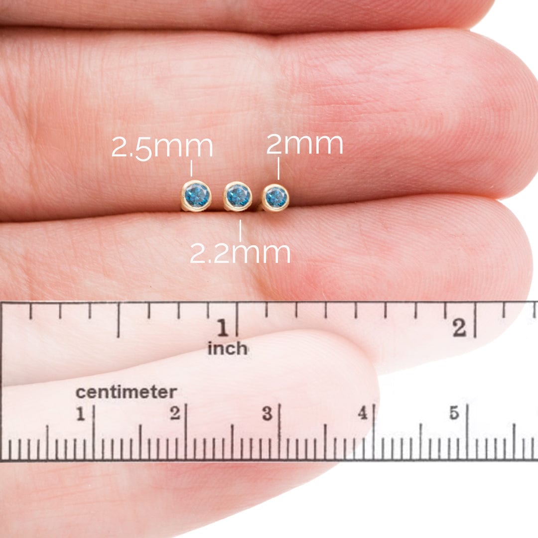 2.5mm Petite Diamond Bezel Nose Ring Stud  Nose ring stud, Diamond nose  ring, Bezel diamond